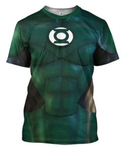 Gearhuman 3D The Green Lantern Custom Tshirt Apparel GW24097 3D T-shirt T-Shirt S 