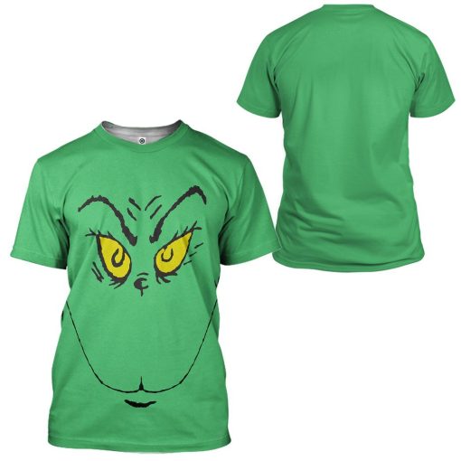 Gearhuman 3D The Grinch Custom Tshirt Apparel GW07105 3D T-shirt