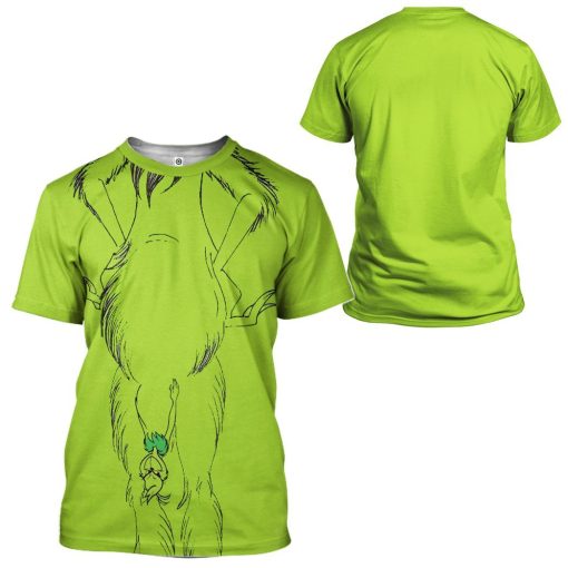 Gearhuman 3D The Grinch Custom Tshirt Apparel GW121011 3D T-shirt