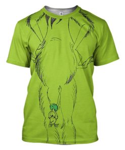Gearhuman 3D The Grinch Custom Tshirt Apparel GW121011 3D T-shirt T-Shirt S 