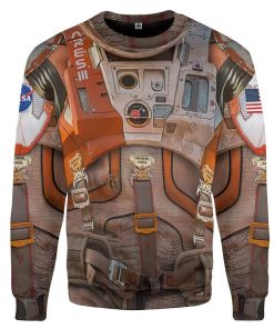 Gearhuman 3D The Martian Space Suit Custom Sweatshirt Apparel GW120818 Sweatshirt Sweatshirt S 