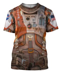 Gearhuman 3D The Martian Space Suit Custom Tshirt Apparel GW120818 3D T-shirt T-Shirt S 