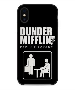 Gearhuman 3D The Office Dunder Mifflin Custom Glass Phone Case GW08092 Glass Phone Case Iphone X 