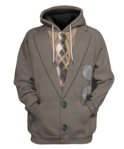 Gearhuman 3D The Office Dwight Schrute Costume Custom Hoodie Apparel GW20077 3D Custom Fleece Hoodies Hoodie S 