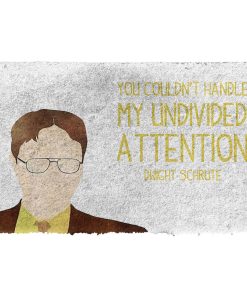Gearhuman 3D The Office Dwight Schrute Custom Doormat GW04036 Doormat Doormat S(15,8''x23,6'')