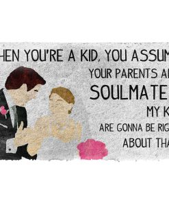 Gearhuman 3D The Office Jim And Pam Custom Doormat GW04037 Doormat Doormat S(15,8''x23,6'')