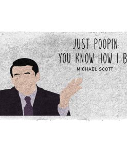 Gearhuman 3D The Office Michael Scott Custom Doormat GW04035 Doormat Doormat S(15,8''x23,6'')