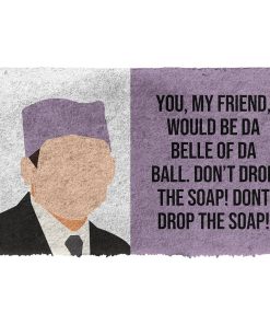 Gearhuman 3D The Office Prison Mike Custom Doormat GW05033 Doormat Doormat S(15,8''x23,6'')