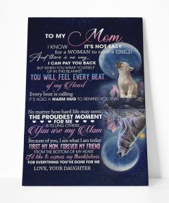 Gearhuman 3D The Proundest Moment For Me Canvas GJ010433 Canvas 1 Piece Non Frame M