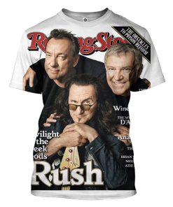 Gearhuman 3D The Rolling Stone Rush Custom Tshirt Apparel GN28096 3D T-shirt T-Shirt S 