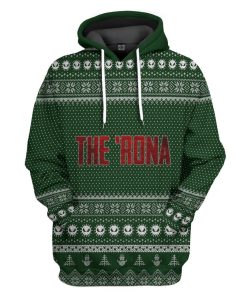 Gearhuman 3D The Rona Virus Ugly Christmas Sweater Custom Tshirt Hoodie Apparel GV23108 3D Apparel Hoodie S 