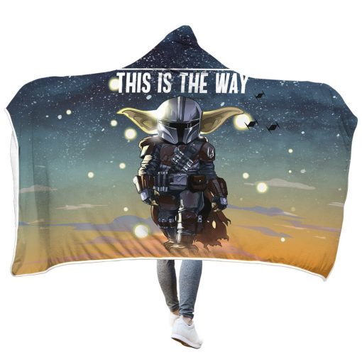 Gearhuman 3D The Yodalorian Custom Hooded Blanket CW091210 Hooded Blanket M(51''x59'')