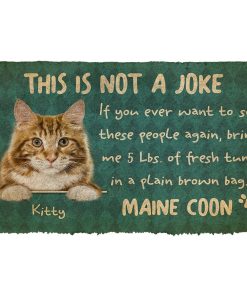 Gearhuman 3D This Is Not A Jock Maine Coon Custom Doormat GB28011 Doormat Doormat S(15,8''x23,6'')