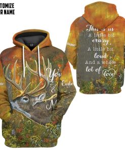 Gearhuman 3D This Is Us Right Deer Tshirt Hoodie Apparel GB11015 3D Apparel 