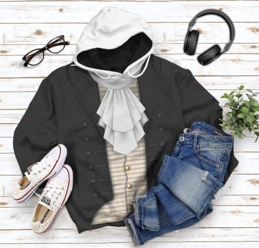 Gearhuman 3D Thomas Jefferson Custom Hoodie Apparel GV270712 3D Custom Fleece Hoodies