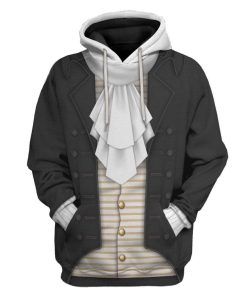 Gearhuman 3D Thomas Jefferson Custom Hoodie Apparel GV270712 3D Custom Fleece Hoodies Hoodie S 