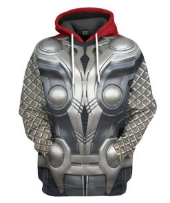Gearhuman 3D Thor Odinson Custom Hoodie Apparel GW11093 3D Custom Fleece Hoodies Hoodie S 