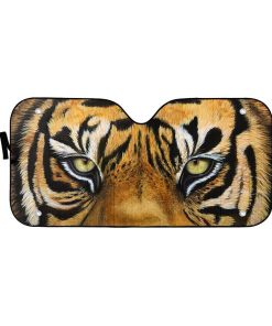 Gearhuman 3D Tiger Eyes Car Sunshade ZK3006211 Auto Sunshade 57''x27.5'' 