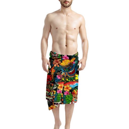 Gearhuman 3D Tiki Tiki Awesome Beach Towel ZK3105218 Towel