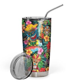 Gearhuman 3D Tiki Tiki Awesome Tumbler ZK3105212 Tumbler Long 20oz 