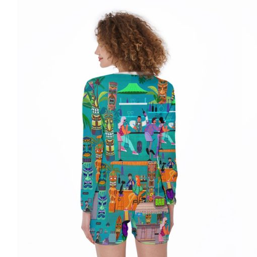 Gearhuman 3D Tiki Tiki Chilling Time In The Big Island Women One Piece Pajamas 3 Gearhuman 3D Tiki Tiki Chilling Time In The Big Island Women One Piece Pajamas ZK0207217 One piece women pajamas