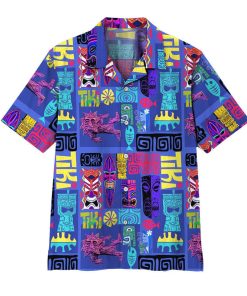 Gearhuman 3D Tiki Tiki Hawaii Shirt ZZ2806214 Short Sleeve Shirt Short Sleeve Shirt S 
