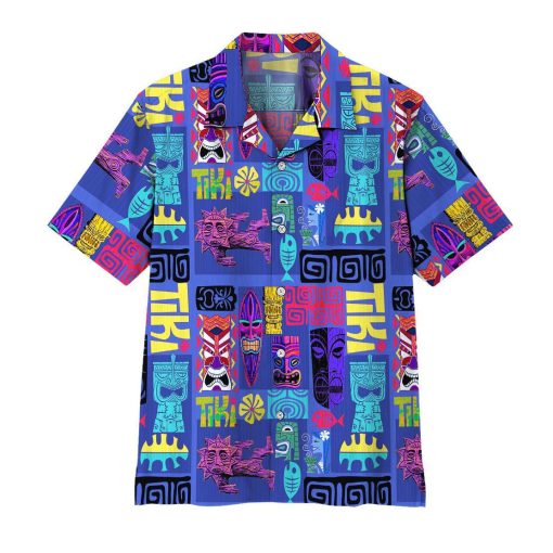 Gearhuman 3D Tiki Tiki Hawaii Shirt ZZ2806214 Short Sleeve Shirt Short Sleeve Shirt S
