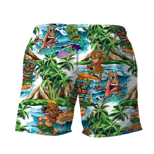 Gearhuman 3D Tiki Tiki Surfing Hawaii Shirt ZZ2506211 Short Sleeve Shirt