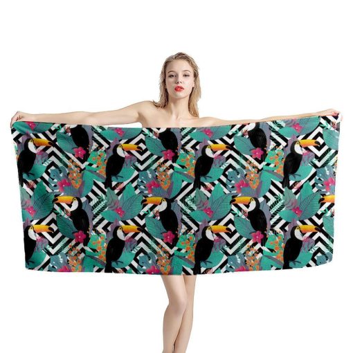 Gearhuman 3D Toco Toucan Beach Towel ZK07062110 Towel
