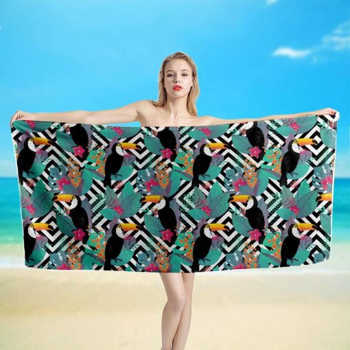 Gearhuman 3D Toco Toucan Beach Towel ZK07062110 Towel