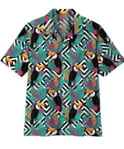 Gearhuman 3D Toco Toucan Hawaii Shirt ZK0706219 Hawai Shirt Short Sleeve Shirt S 