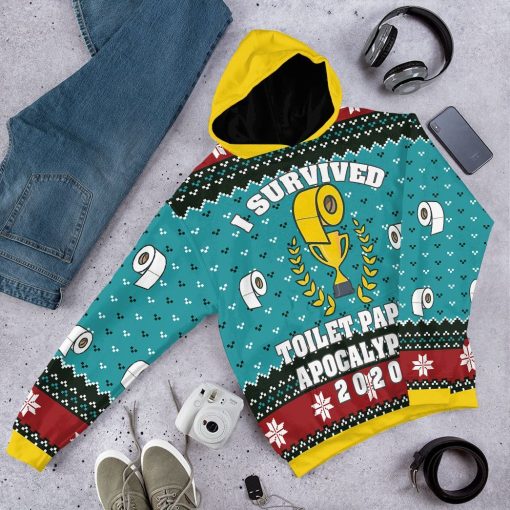 Gearhuman 3D Toilet Paper Apocalypse Custom Tshirt Hoodie Apparel CW271016 3D Apparel