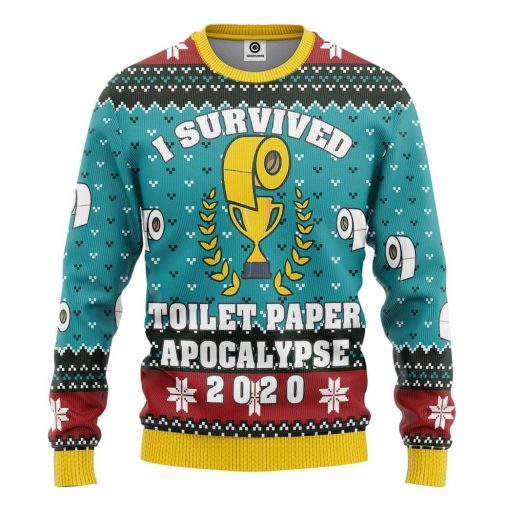 Gearhuman 3D Toilet Paper Apocalypse Custom Tshirt Hoodie Apparel CW271016 3D Apparel Long Sleeve S