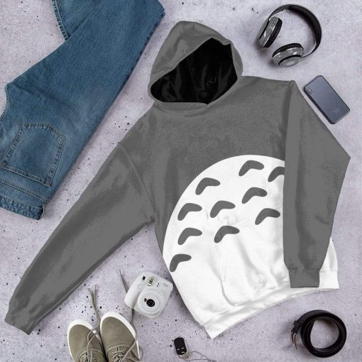 Gearhuman 3D Totoro Custom Hoodie Apparel GS10083 3D Custom Fleece Hoodies