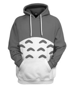 Gearhuman 3D Totoro Custom Hoodie Apparel GS10083 3D Custom Fleece Hoodies Hoodie S 