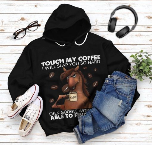 Gearhuman 3D Touch My Coffee Hoodie Apparel GV17093 3D Custom Fleece Hoodies