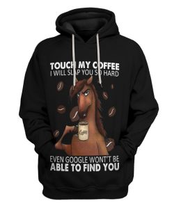 Gearhuman 3D Touch My Coffee Hoodie Apparel GV17093 3D Custom Fleece Hoodies Hoodie S 