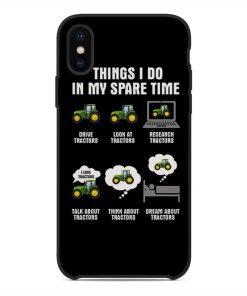 Gearhuman 3D Tractor Custom Glass Phone Case GB10114 Glass Phone Case Iphone X 