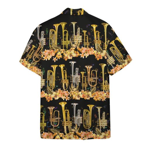 Gearhuman 3D Trumpet Hawaii Shirt ZZ2506218 Short Sleeve Shirt