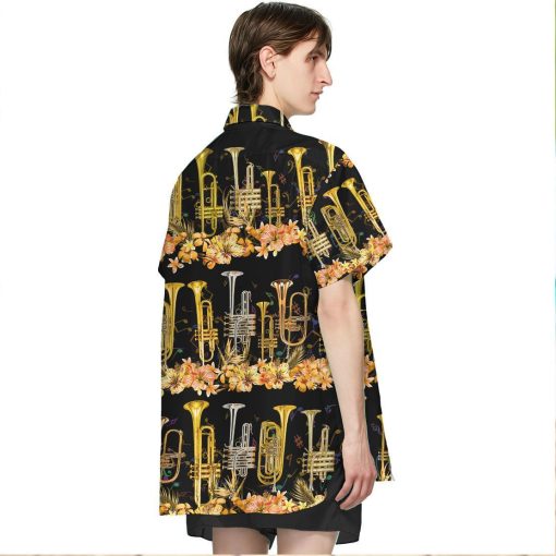 Gearhuman 3D Trumpet Hawaii Shirt ZZ2506218 Short Sleeve Shirt