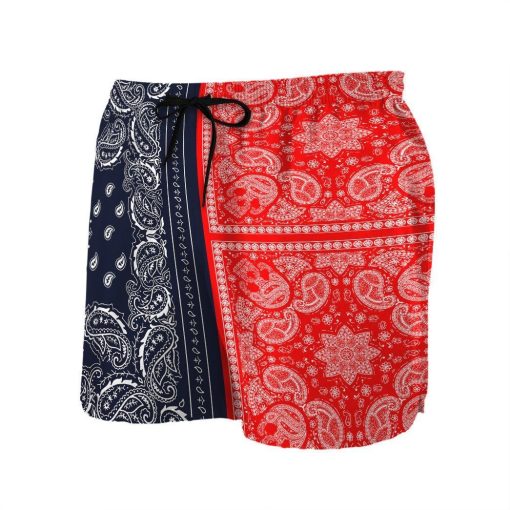 Gearhuman 3D Two Paisley Bandanas Shorts ZK3105215 Men Shorts