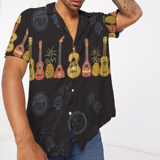 Gearhuman 3D Ukulele Hawaii Shirt ZK0206214 Hawai Shirt