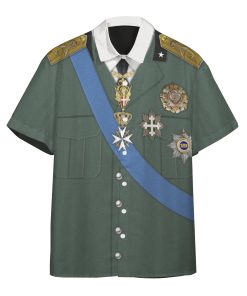 Gearhuman 3D Umberto II of Italy Custom Short Sleeve Shirt GW171173 Short Sleeve Shirt Short Sleeve Shirt S 