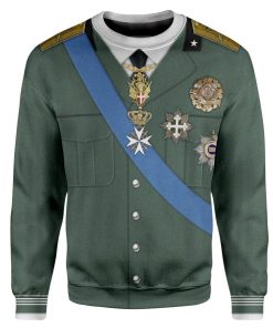 Gearhuman 3D Umberto II of Italy Custom Sweatshirt Apparel GV040918 Sweatshirt Sweatshirt S 