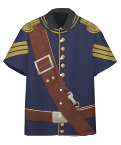 Gearhuman 3D United States Cavalry Custom Short Sleeve Shirt GW171165 Short Sleeve Shirt Short Sleeve Shirt S 