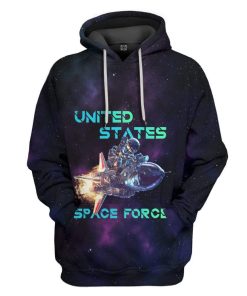 Gearhuman 3D United States Space Force Custom Fleece Hoodie Apparel GW10043 3D Custom Fleece Hoodies Hoodie S 