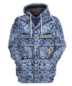 Gearhuman 3D US Navy Uniform Tshirt Hoodie Apparel GK081213 3D Apparel Hoodie S 