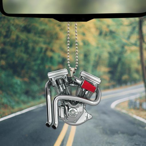 Gearhuman 3D V Twin Engine Car Hanging ZK26052114 Car Hanging