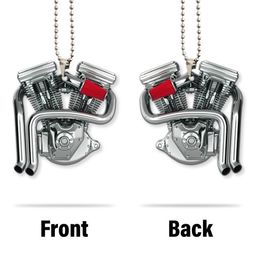Gearhuman 3D V Twin Engine Car Hanging ZK26052114 Car Hanging