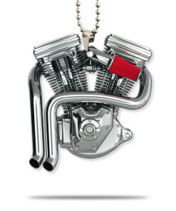 Gearhuman 3D V Twin Engine Car Hanging ZK26052114 Car Hanging Car Hanging/1 Pack